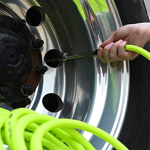 Flexzilla Truck Tire Inflator Kit With 3/8 In. X 50 Ft. Hose, Heavy Duty, Lightweight, Hybrid, Zillagreen - Hgh2-Fz #TOP6