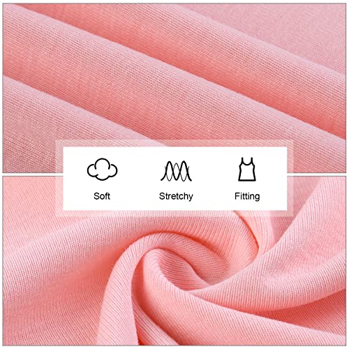 Cooraby 5 Pack Girl Dance Tank Tops Cami Undershirt Sleeveless Spaghetti Strap Tank Top For Ballet #TOP3