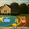 GPS Wireless Electric Dog Fence – Circular Wireless Dog Fence System for Dogs with Early Warning Beep & Auto-Protection, Quick-Charge Collar, 6561ft Range, Waterproof, 3 Modes, No App,Outdoor Use Only
