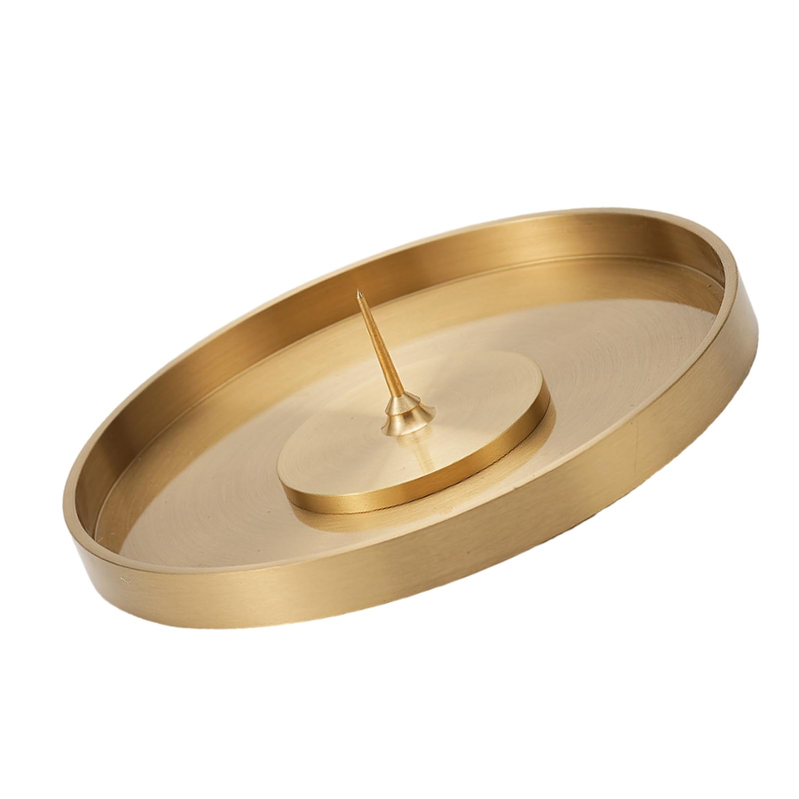 Kalttoy Brass Round Base, Vintages Inspireds Incenses Burners for Home Ambiances Insert Aromatherapys Base