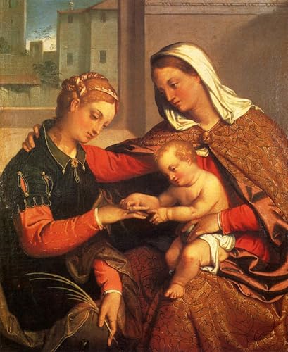 Peinture murale Battista Moroni pour créer une ambiance élégante au salon