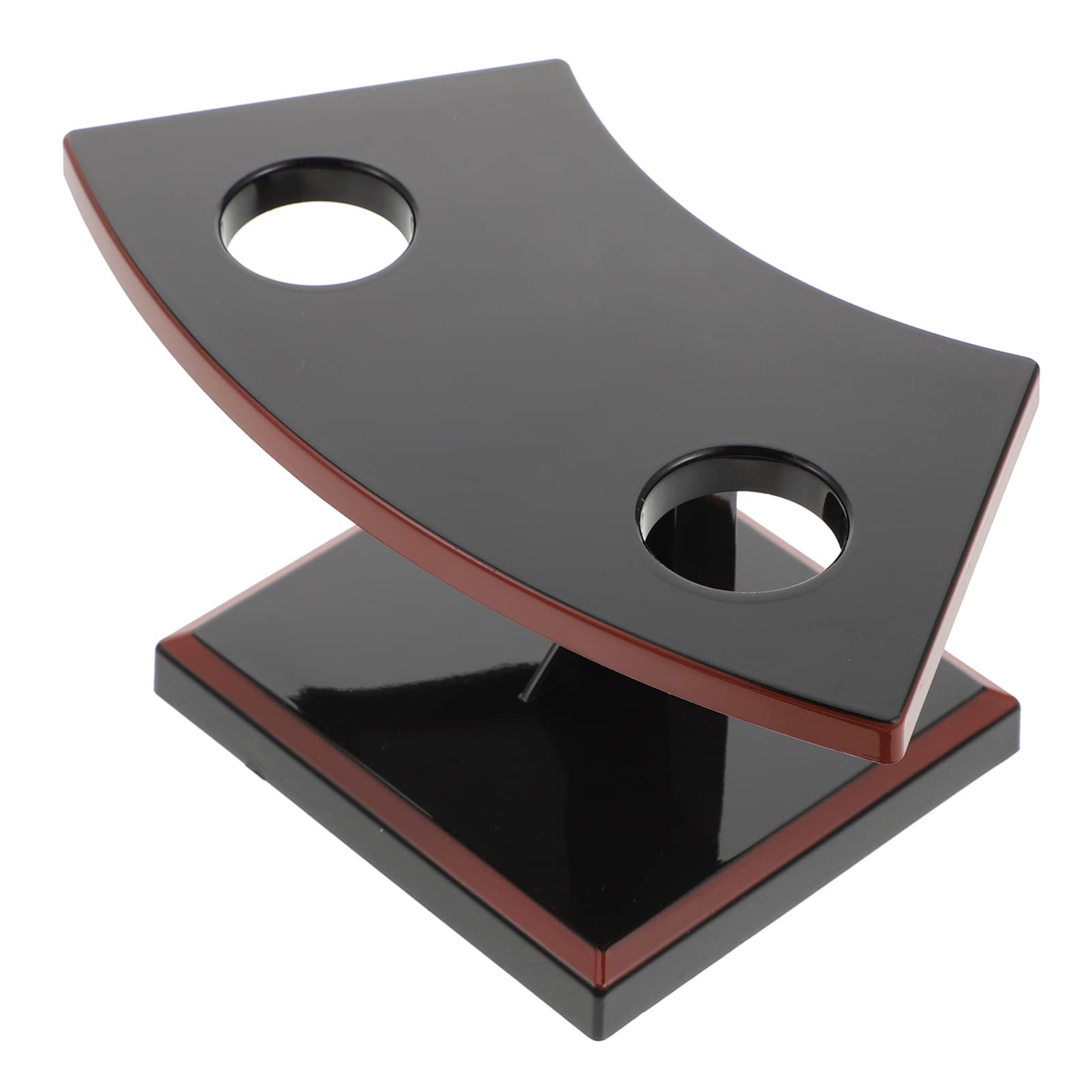 STOBAZA Roll Holder Sushi Cone Bracket Kickstand Ice Cream Cone Holder Display Pizza Cone Holder Stand Sushi Cone Holder Sushi Holder Grills for Food Cone Stand Kitchen Plastic Black