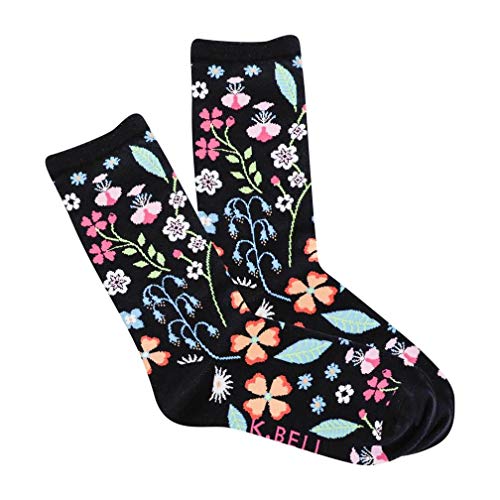 Image of K. Bell Women's Fun American Classics Crew Socks (1-Pack)