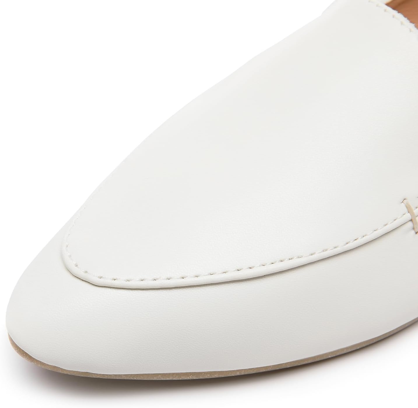 FINIWOR Loafers Flats Shoes Women Pointed Toe Dress Shoes Comfortable Ladies Penny Loafers Slip On Shoes