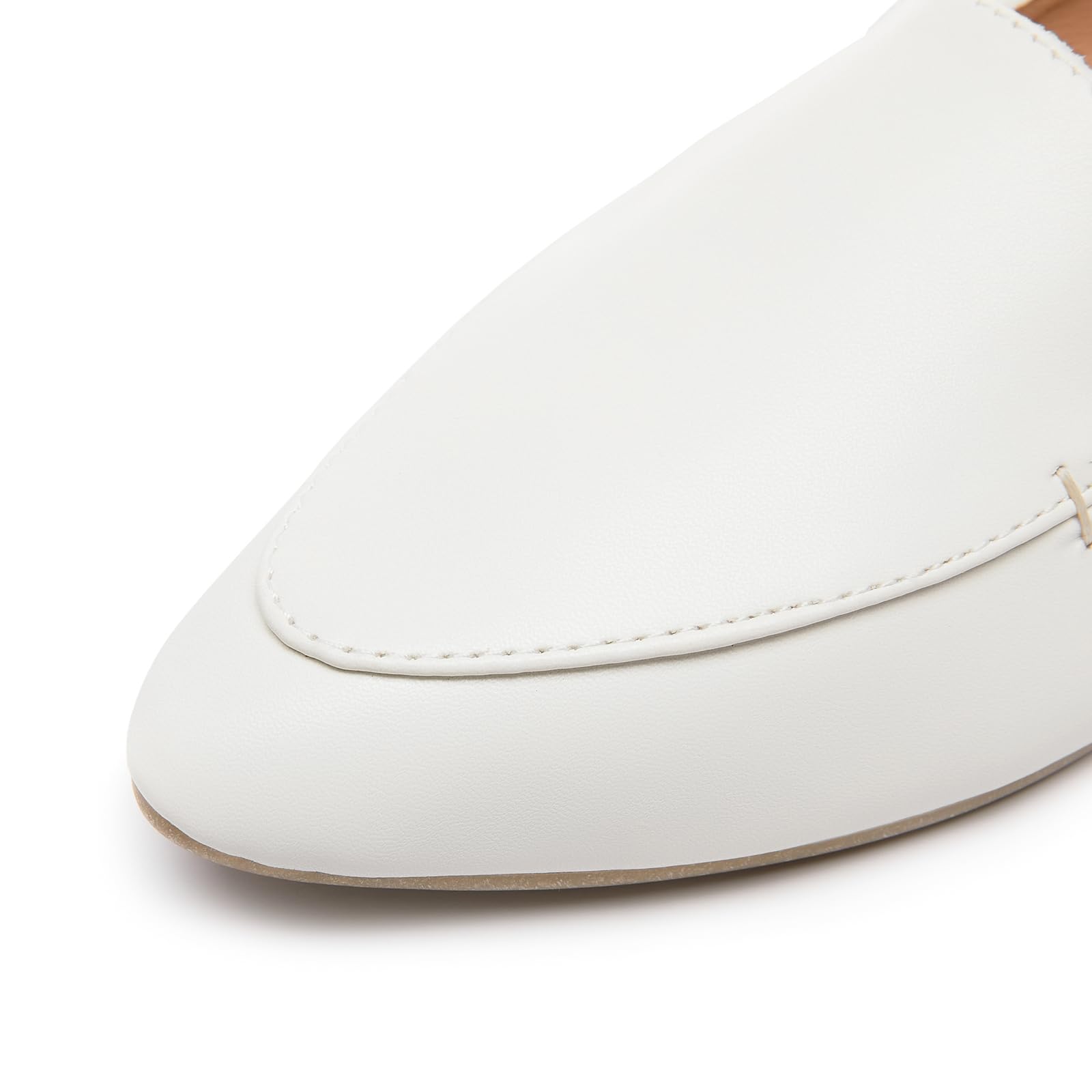 FINIWOR Loafers Flats Shoes Women Pointed Toe Dress Shoes Comfortable Ladies Penny Loafers Slip On Shoes