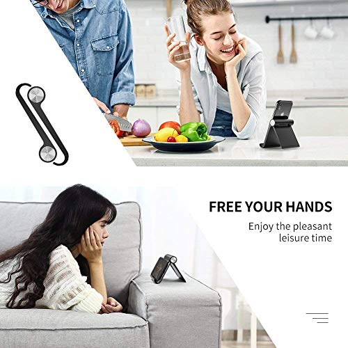 Image of Mobile Stands 10 cm X 8 cm Size Foldable Portable Gift-able 35 Gram Weight for All Smart Phones(Colour May Vary)