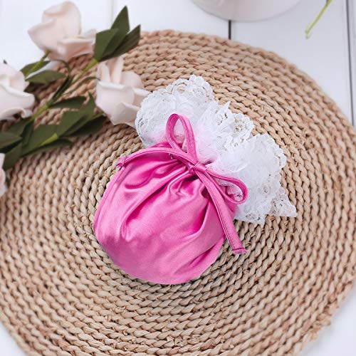 Hedmy Men's Sissy Pee Wee Chastity Cover Silky Satin Lace Drawstring Pouch C-String Briefs Underwear4