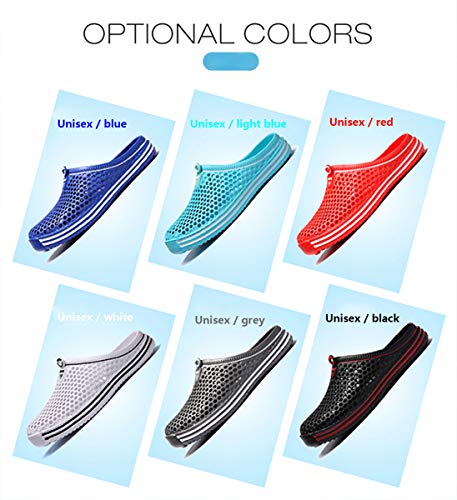 Womens Mens Bathroom Garden Non-slip Hole Breathable Lightweight Sandals Unisex Beach Quick Drying Sandals Couple Indoor/Outdoor Slippers3