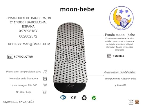 Moon-Bebe Cover Compatible for Baby Bouncer Babybjorn Soft, Balance and Bliss