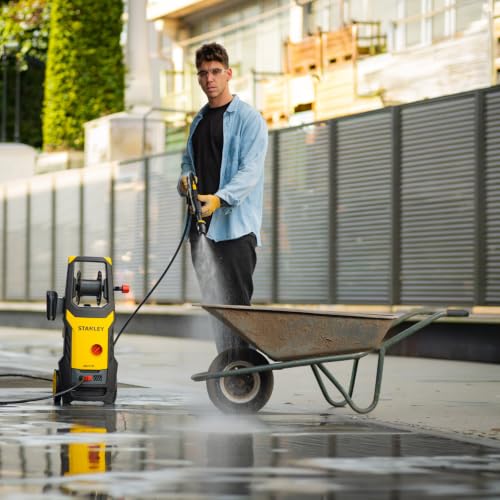 Miniatura 6 de Stanley Hidrolimpiadora Sxpw24bx Alta Presión Para Automóviles Y Superficies Externas Con Limpiadora De Superficies Y Cepillo Fijo Presión Máx. 170 Bar Caudal Máx. 500 L H Consumo 2400 W