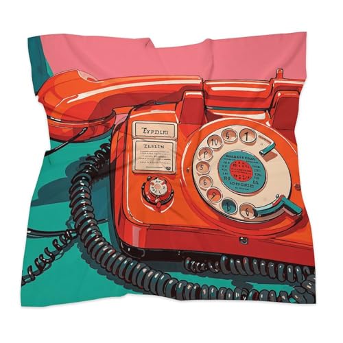 25"x25" Breathable Head Scarf England UK Retro London Telephones Printed Headscarf Lightweight Square Scarf Women Scarves Bandanas Neckerchief3