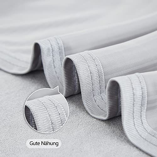 WONGS BEDDING Kühldecke Sommerdecke 2 in 1 doppelseitig mit Japanische Arc-Chill Q-Max 0,43 selbstkühlende Decke weiche Reisedecke leichte Sofadecke Wohndecke Grau 150x200cm