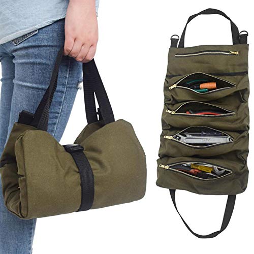 Bolsa de ferramentas, porta-ferramentas de lona resistente e durável, chaves de fenda para facas de