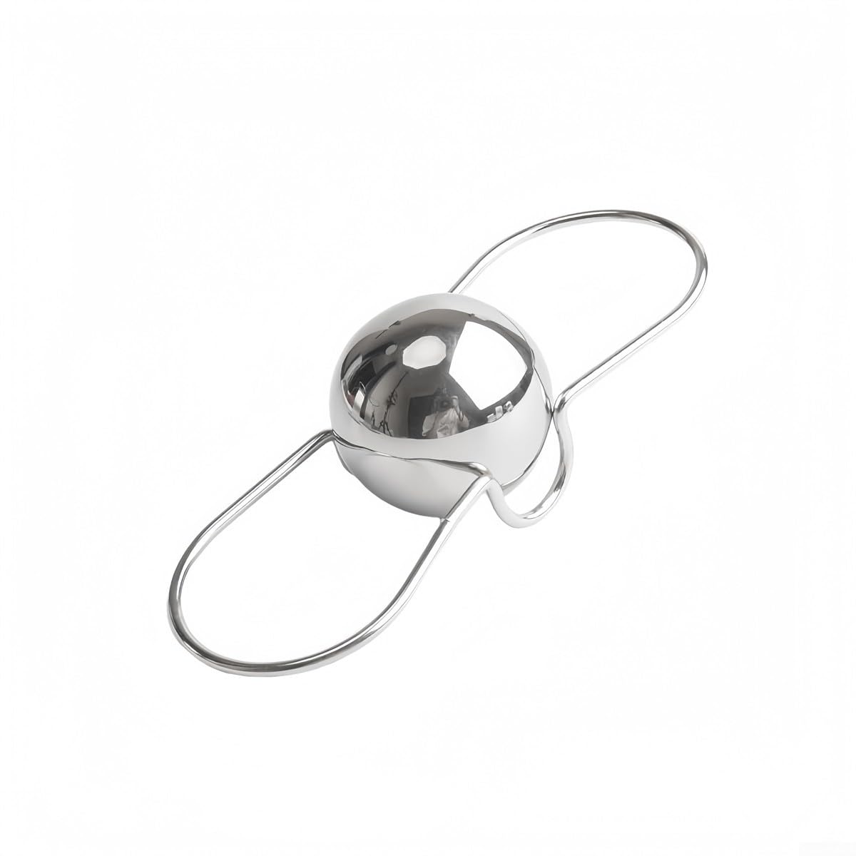Stainless Steel Ice Balls Chilling Stones for Coffee Reusable Ice Cubes with Holder Non-Diluting Drink Cooler for Espresso Whiskey and Tea