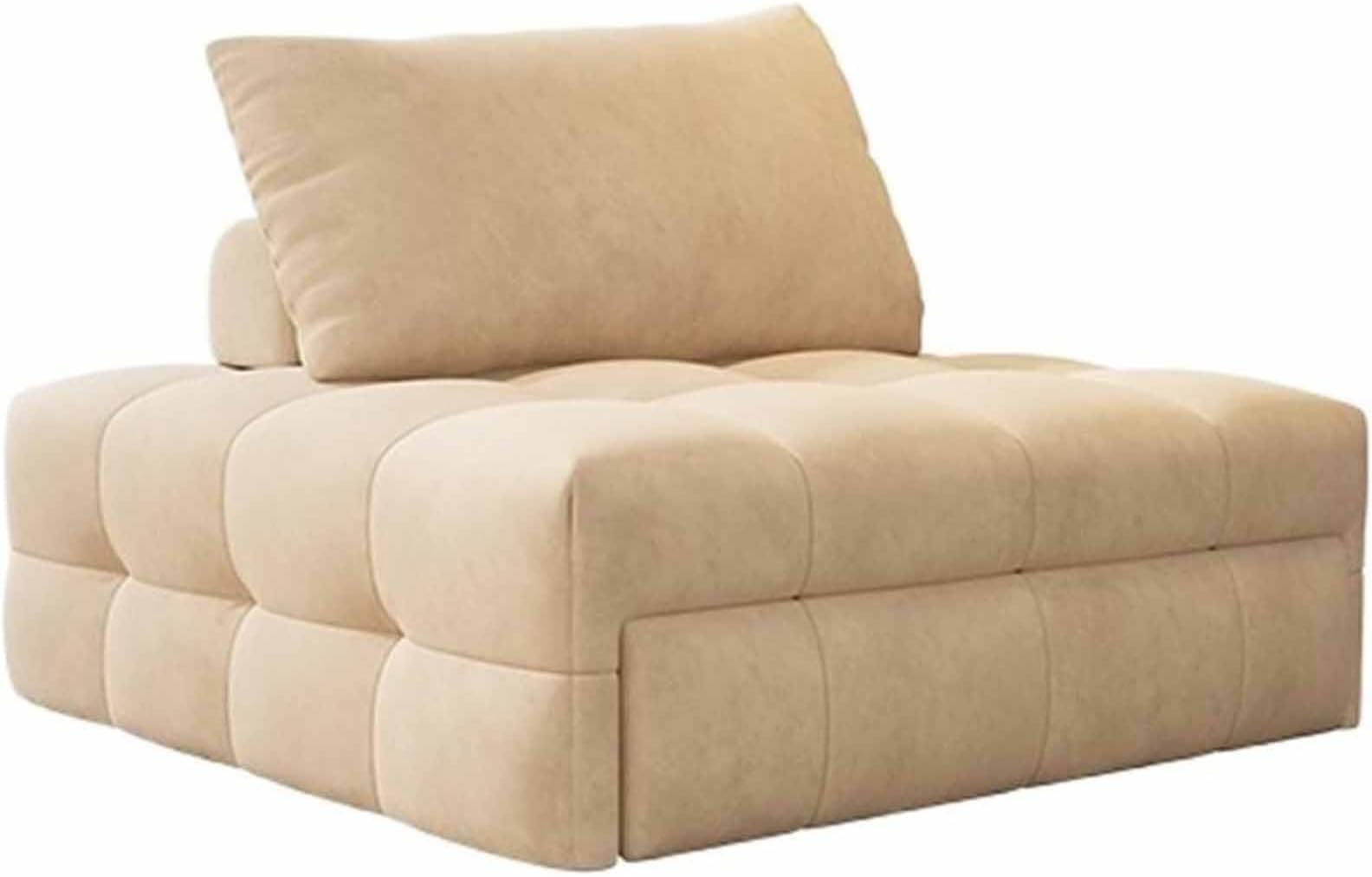 Leomix Sofa Bed Couch, 3 in 1 Multi Function Bed Sleeper, Extendable Lounge Chair, Convertible Sleeper Sofa with Pillow for Living Room, Small Space,A