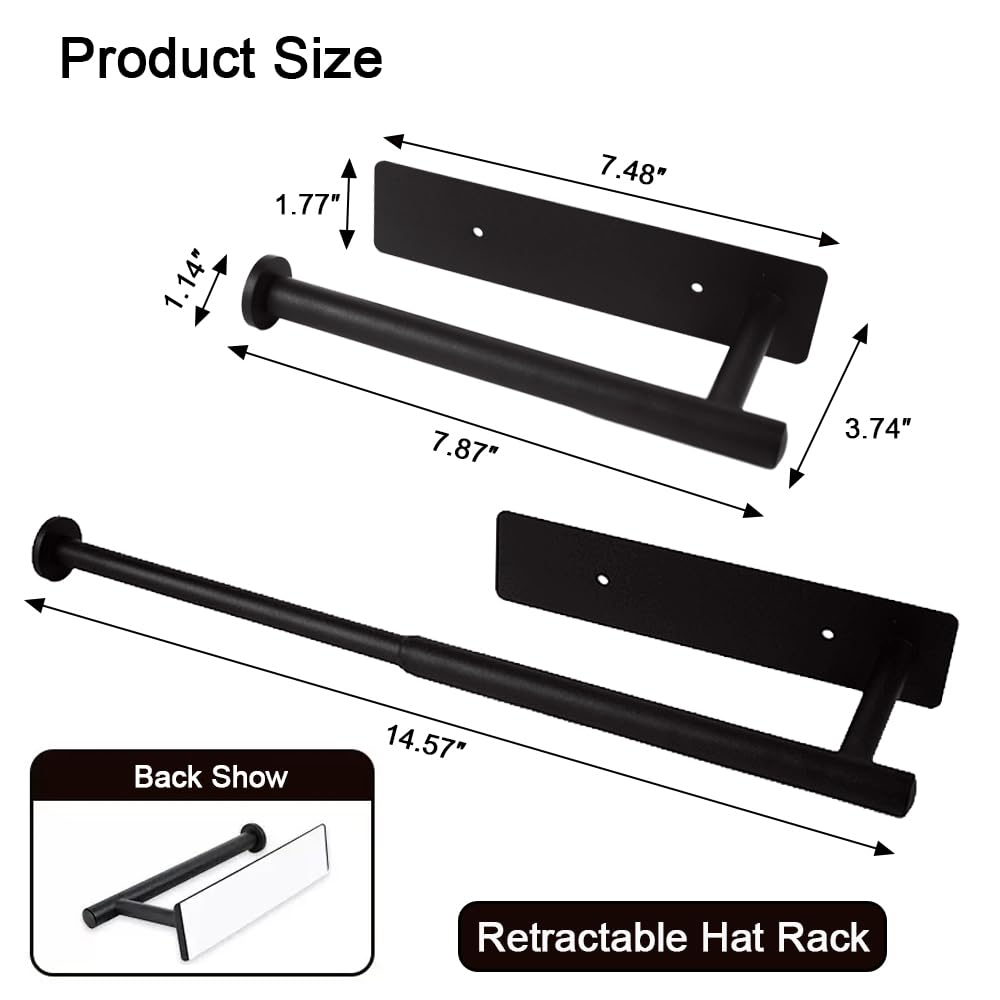 OUYIALY Hat Rack,for Doors, Closet ?Hat Organizer for Wall?Cap Hanger for Baseball Caps ?Closet Organization ?Hat Organizer