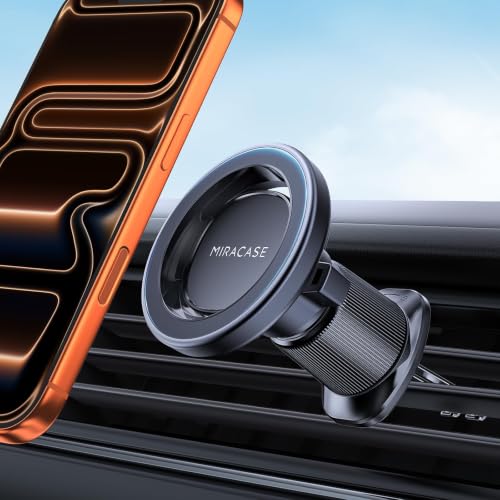 Miracase Soporte Movil Coche para Magsafe con Doble Gancho Metálico
