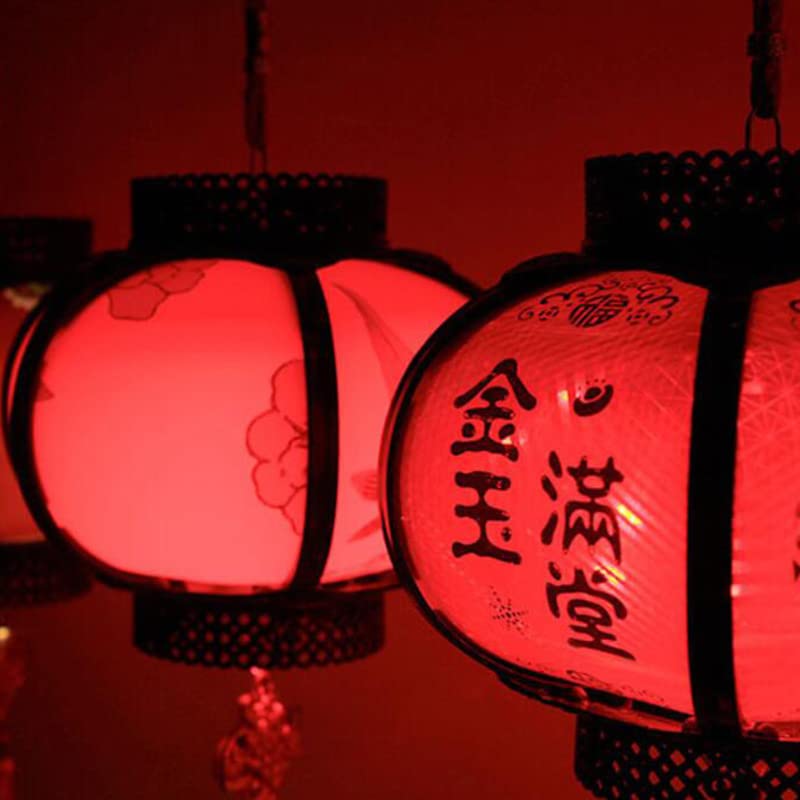 Farolillo rojo tradicional chino, decoración de fiesta de año nuevo, Festival de farolillos de palacio, farolillo hecho a mano DIY, juguete para regalo para niños, sin luz Led-11