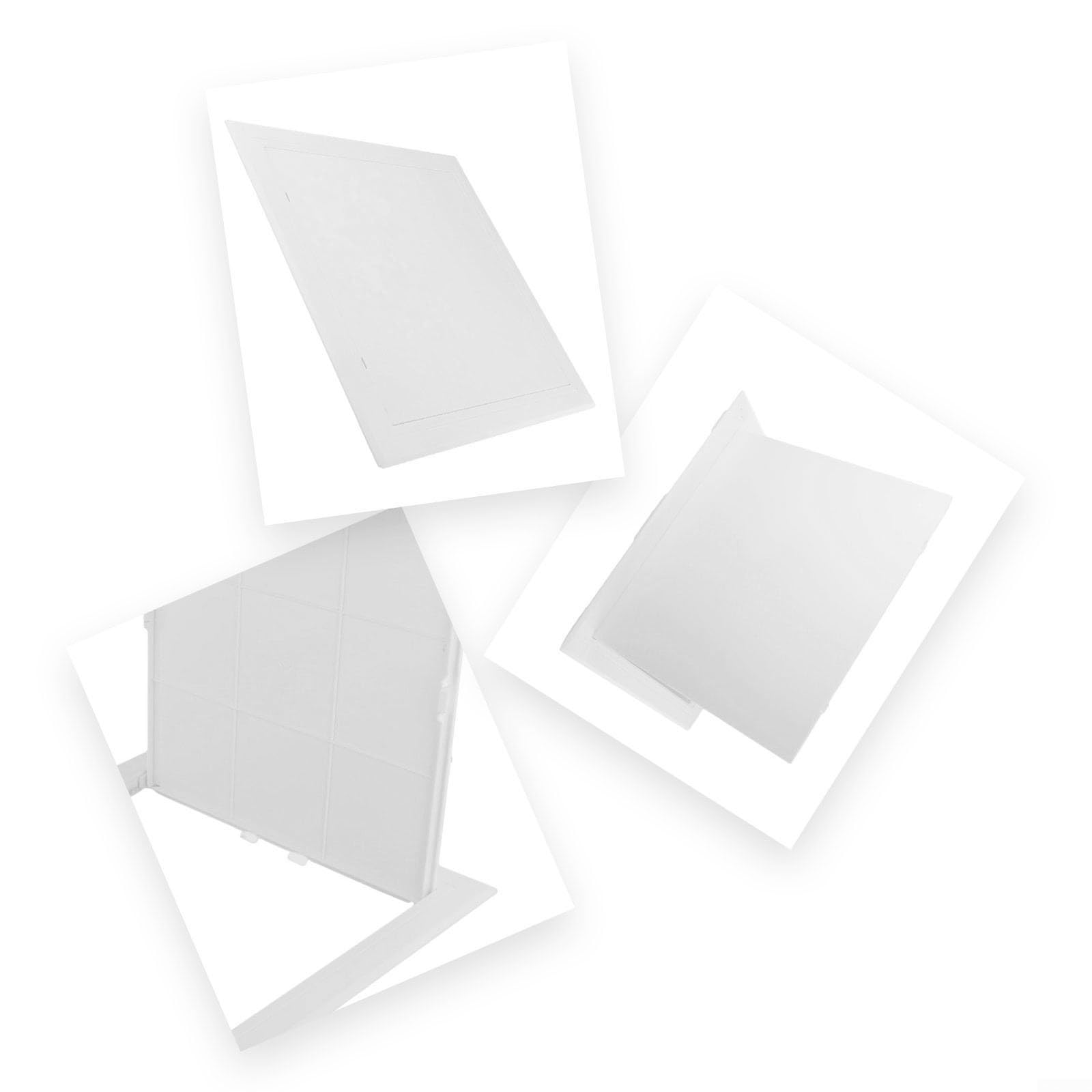 Pannello di accesso verniciabile, pannelli in plastica ABS per portello di ispezione, copertura della scatola dei fusibili, per pareti e soffitto, nasconde fili, metri, tubi (300 x 300 mm)