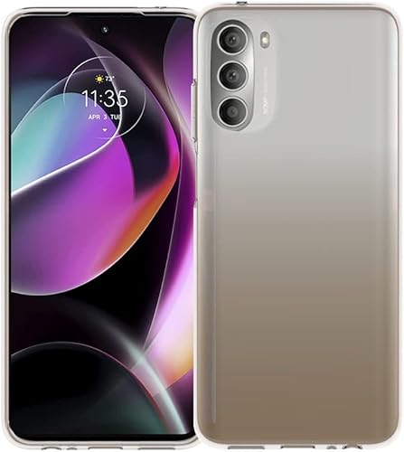 Funda transparente para Motorola Moto G 5G 2022, delgada y fina de silicona TPU suave de gel flexible, a prueba de golpes, antiarañazos, funda