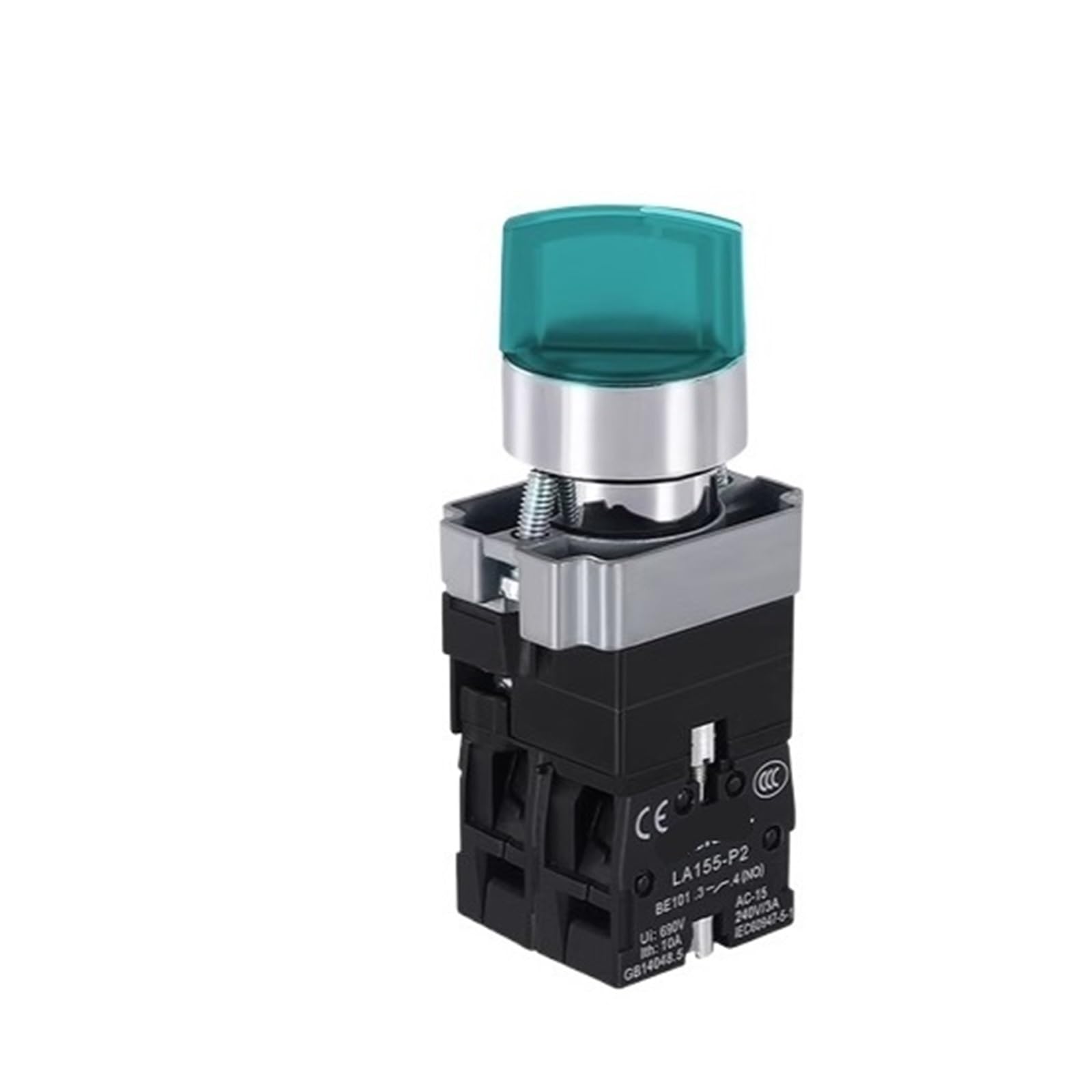 Przycisk przełącznika pokrętła 22 mm Natychmiastowy przełącznik obrotowy LED Light Snap 3-pozycyjny przełącznik zasilania ON/OFF 6V12V24V220V380V110V TURN(SELF-RESET_24V)
