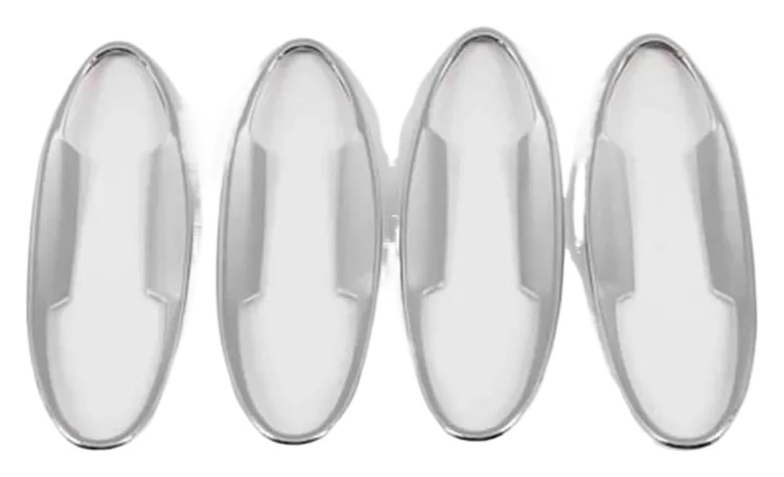Qwqthgs 3 Car Exterior Door Handle Cap For Ecosport 201-2018 Door Handle Bowl Replacement Car Styling Protective Cover Trim(3)
