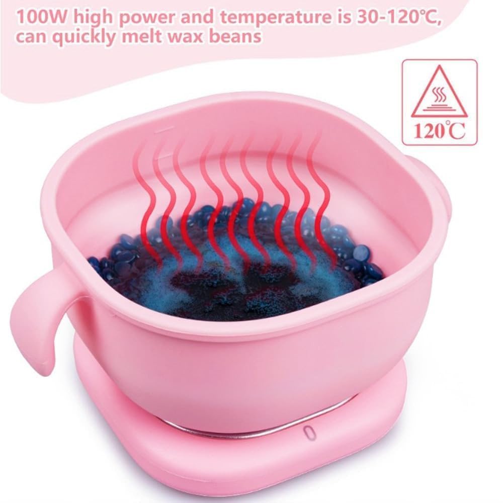 Sohansh Silicone Wax Heater | Portable and Easy-to-Use Electric Waxing Heater Machine Electric Hot Wax Warmer Machine | Wax Heater for Waxing for Women | Non-Stick Wax Warmer, 1 count 2