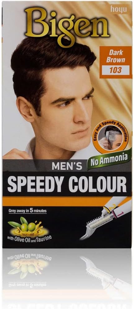 Bigen Men's Permanent Hair Colour - Dark Brown