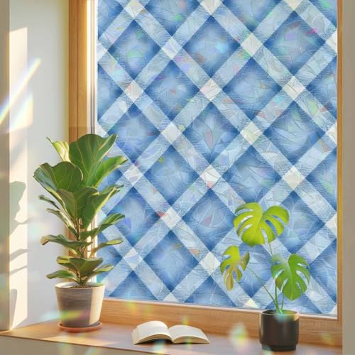 Película decorativa para ventana privacidad navy 19.6x39.3in miniatura 1