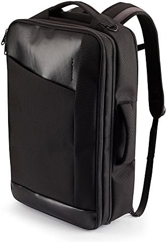 SLAPPA Pivot Expandable 18.4" Laptop Backpack + Shoulder bag - Checkpoint Friendly - Fits 17", 18" and 18.4" Laptops