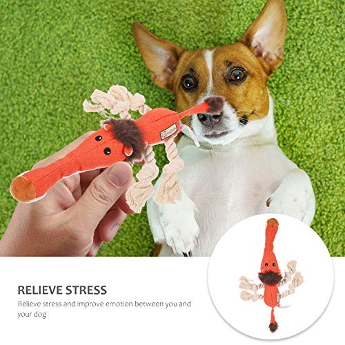 TEHAUX Brinquedo de cachorro que range animal de estimação Cachorro de brinquedo de mascar brinquedo