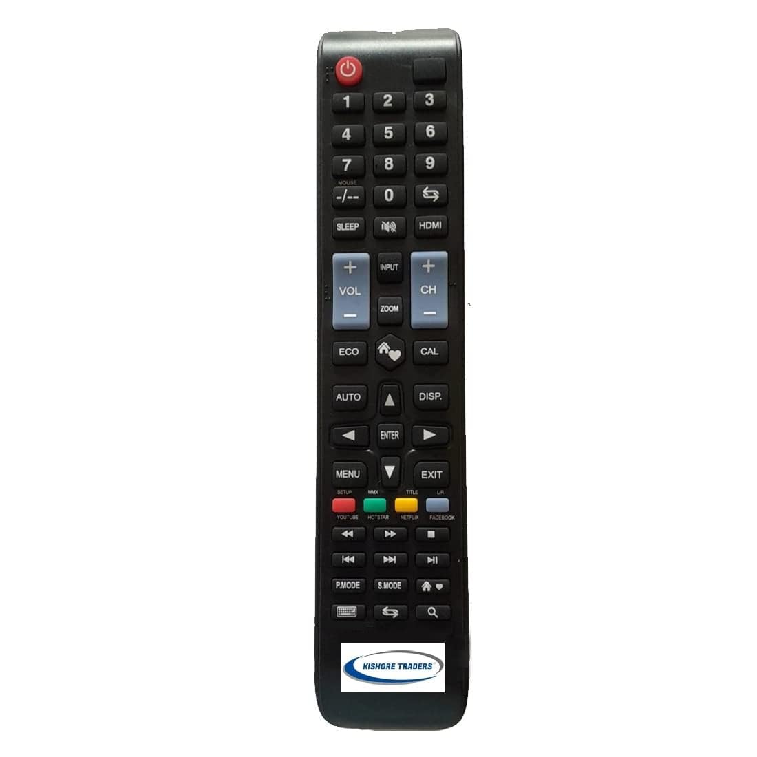 Tv Remote Control Compatible with iBell Smart Led Tv (Please Match Your Old Remote Control with Given Image)