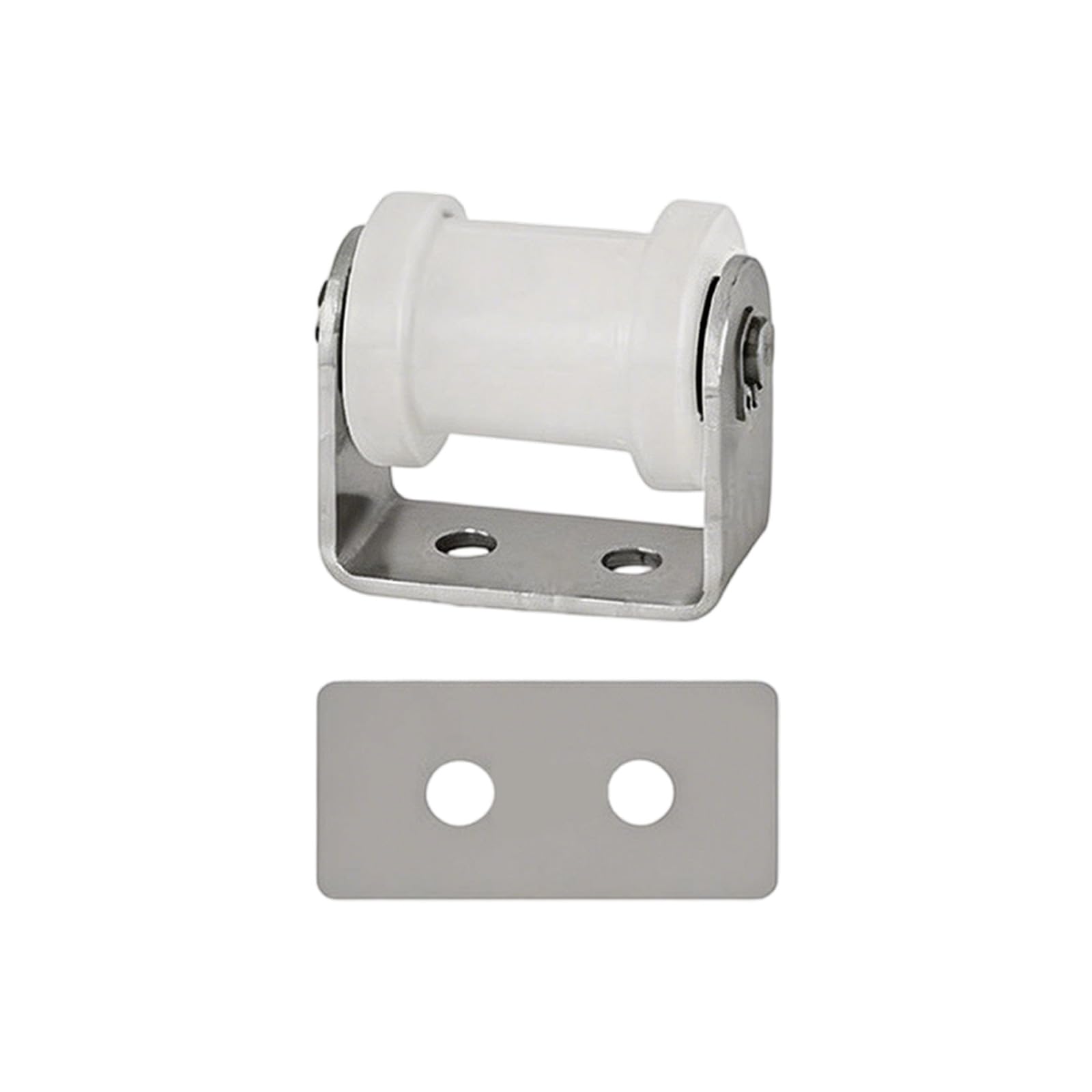 H Grooves Nylon Pulley Square Track Roller Directional Track with Metal Brackets for Heavy Sliding Doors and Gate Sliding Shower Door Rollers Bracket Wheel Hardware Tools