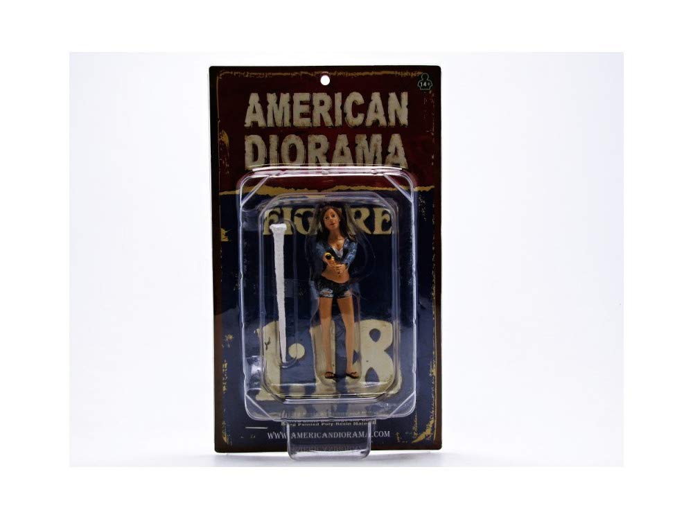 American Diorama Car Wash Girl Jessica Figurine for 1/18 Scale Models
