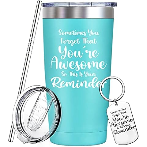 Inspirational Gifts for Women - Thank You Gifts for Coworkers, Boss - Birthday Gifts for Women Friends - Employee Appreciation Gifts, 20oz Inspirational Tumbler Cover