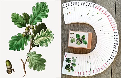 FLONZGIFT Trees and Leaves Playing Cards (Poker Deck 54 Cards