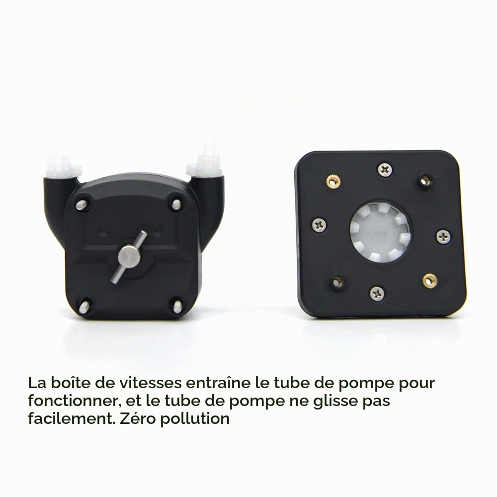 Kamoer KPHM400 Pompe péristaltique pas à pas 24V haut débit, 400 ml/min | pompe doseuse de liquide de laboratoire, vitesse variable
