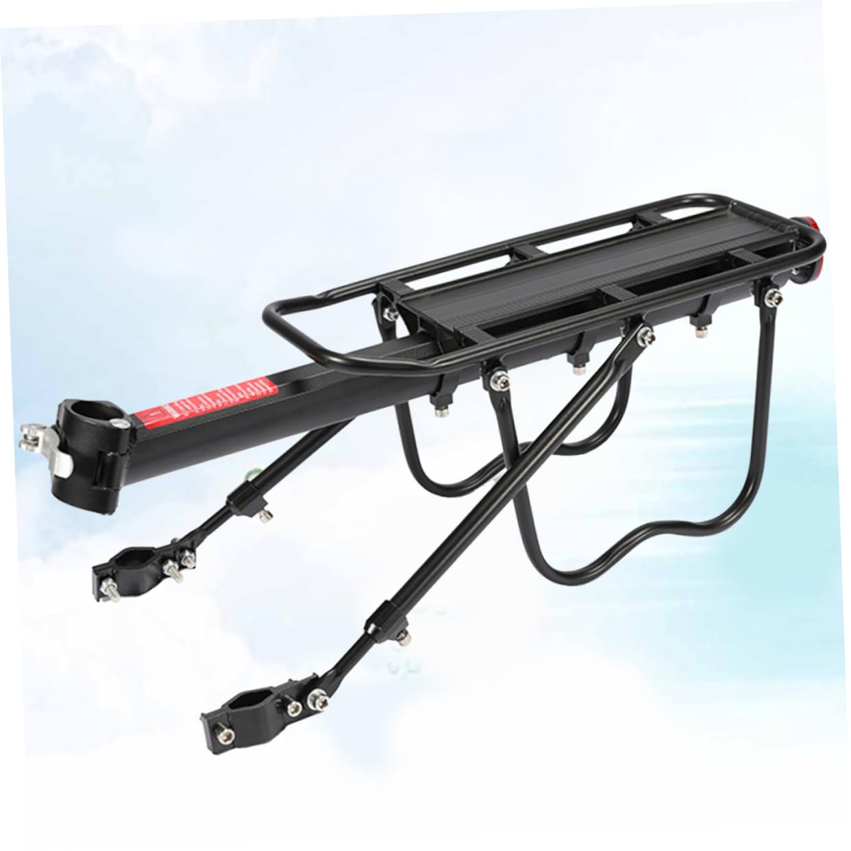 ifundom Practical Bike Carrier Rack Lightweight Mountain Bike Cargo Rack for Easy Installation for Outdoors Travel Includes Installation Tool and Manual