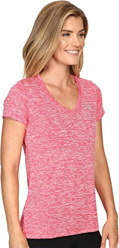 Image of Under Armour Womens Tech V-Neck Twist Short-Sleeve T-Shirt