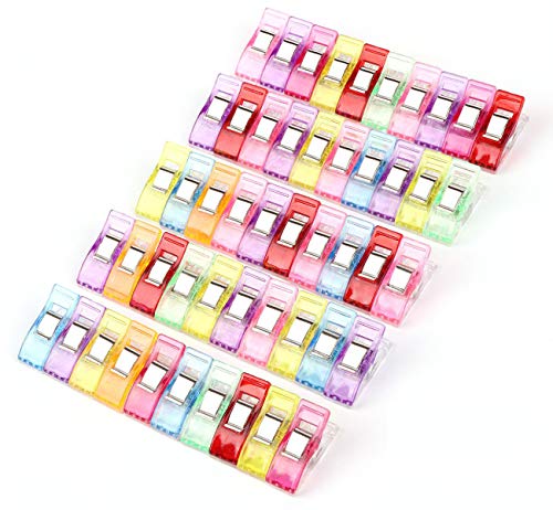  Lot de 50PCS Clips Pinces en Plastique pour Re...