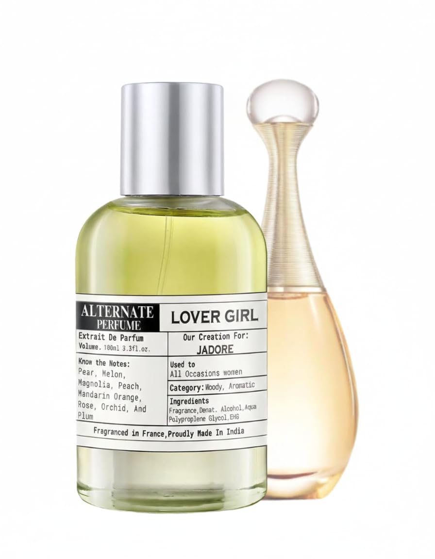 Alternate perfume LOVER GIRL 50ml Long Lasting Perfume For Women |Strong& long Lasting with 30% Oil Concentration|Fragrance From France | Made In India|