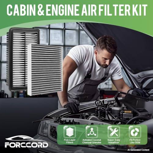 Image of Cabin & Engine Air Filter Combo for Hyundai Venue 1.6L 2020-2026