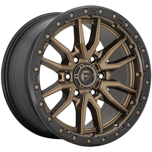 FUEL OFF-ROAD D681 REBEL 17X9, 6X5.5, 4.53, -12mm MATTE BRONZE BLACK BEAD RING - D68117908445