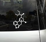 LSD - Psychedelic Drug Acid - Chemical Compound Skeletal Formula - 6