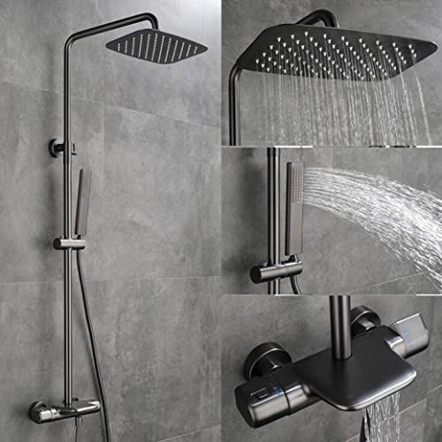 Ensemble de robinets de douche thermostatiques luxe en laiton massif - 4