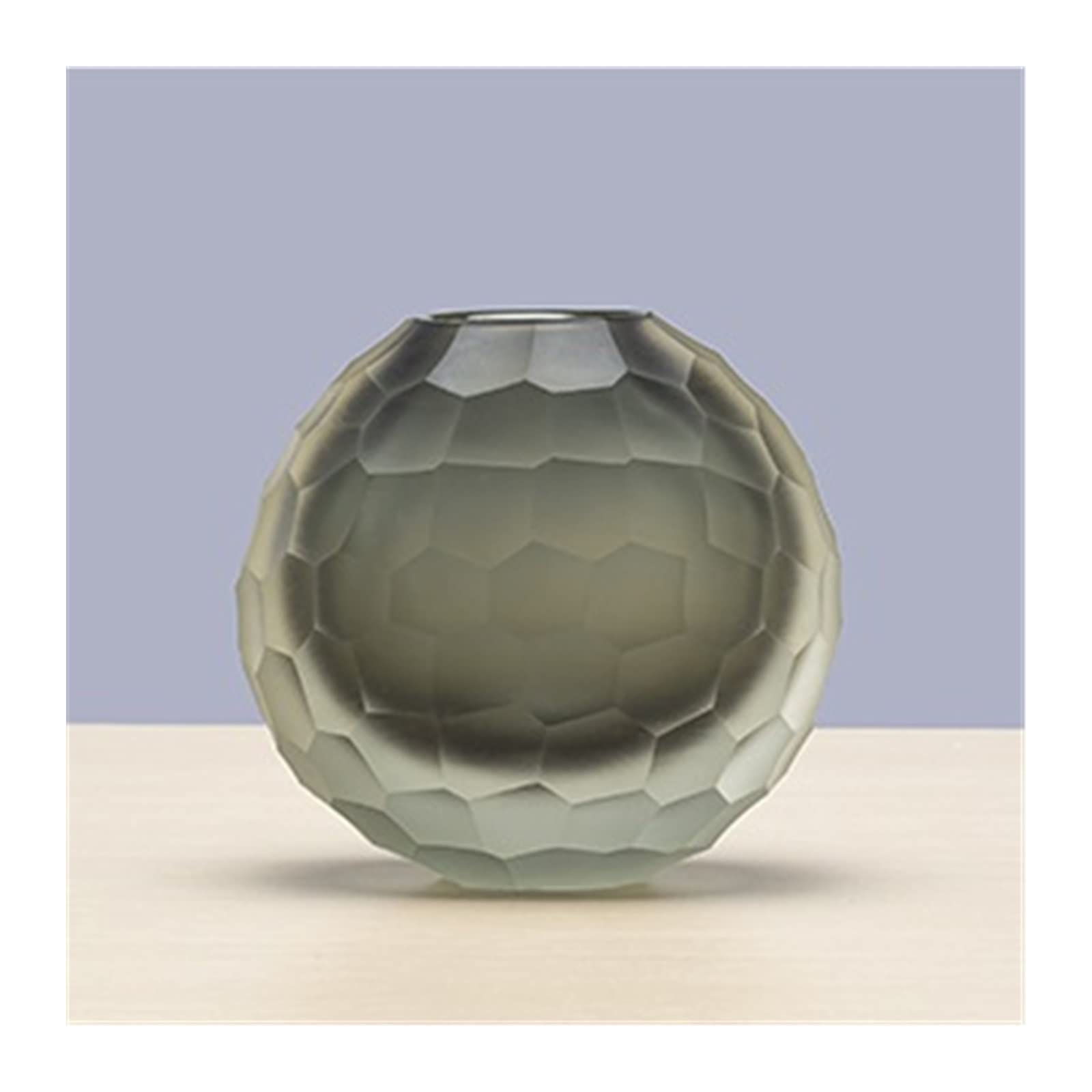 Bzgpmfud Noir Vase Desktop Flower Light Fish Scale Glass Decoration Living Room Arrangement Creative Simple Table Tv Cabinet Wine(Noir)