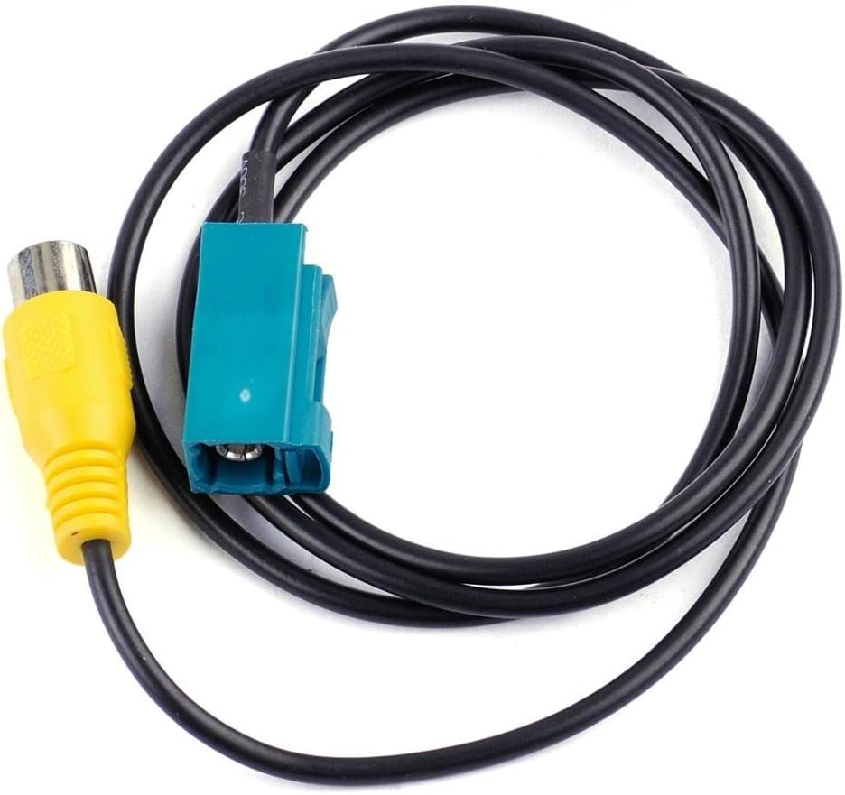 Reverse Camera Adaptor Cable Fakra to RCA, Vehicle Navigation Video