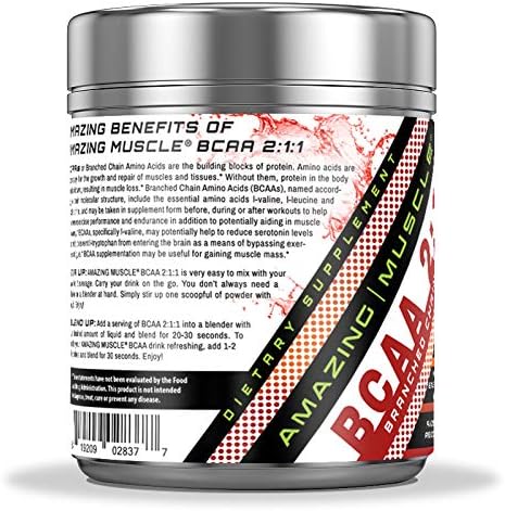 Miniatura 2 de Amazing Muscle BCAA 211 aminoácidos de cadena ramificada - 6,000 mg - Promueve los músculos magros - Apoya la recuperación muscular más rápida -