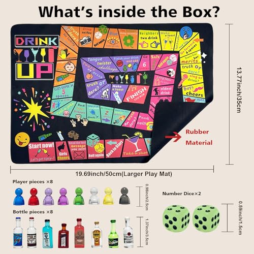 Drinking Game para adultos – juego de mesa grande miniatura 3