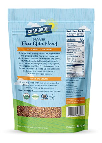 Carrington Farms Flax & Chia Blend, Gluten Free, USDA Organic